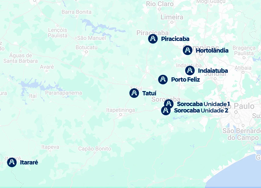 Mapa APSO